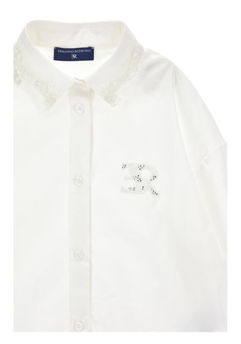 Camicia con decorazione ERMANNO SCERVINO JUNIOR | Z1H302 81160001